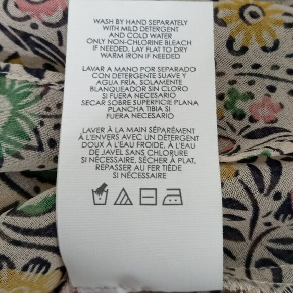 CABI Poet Floral Boho Blouse 2 Pc Sz M #5344 NWOT - Picture 8 of 8